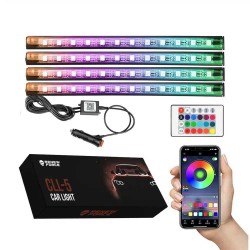 Интериорно осветление за автомобил с 4 LED ленти