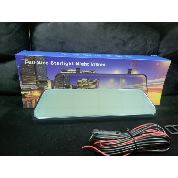 Огледало за автомобил с 2 камери + видеорегистратор