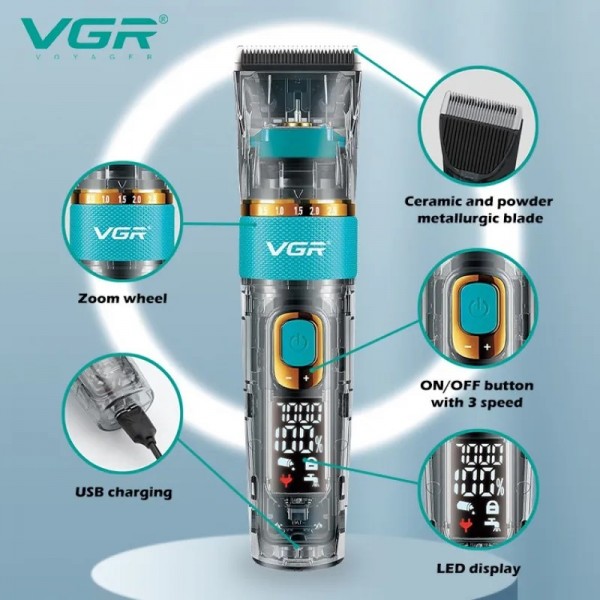 Професионална машинка за подстригване VGR V-695 Професионална машинка за подстригване VGR V-695