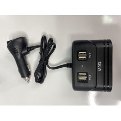 Разклонител за запалка + 4 USB порта 