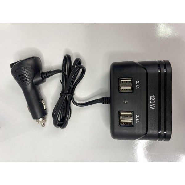 Разклонител за запалка + 4 USB порта 