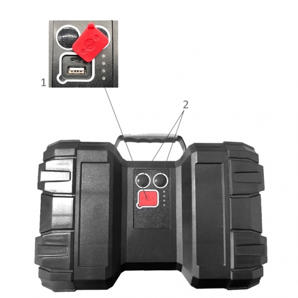 Мощен акумулаторен LED фенер