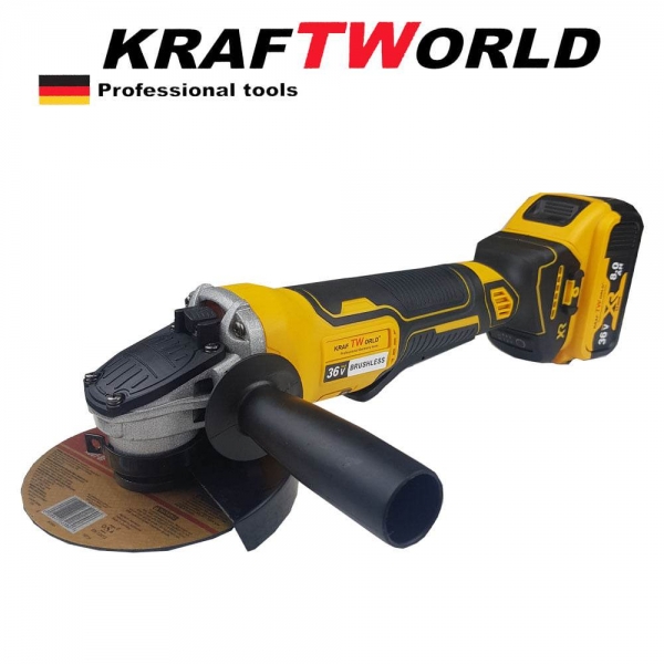 Акумулаторен ъглошлайф + 2 батерии 