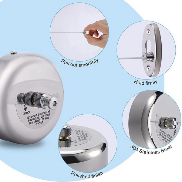 Автоматичен простор с метално въже 