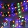 Цветни соларни лампи за двор или градина с LED крушки Цветни соларни лампи за двор или градина с LED крушки