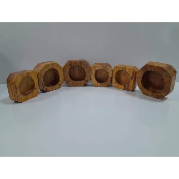 Дървен пепелник, ръчно изработен