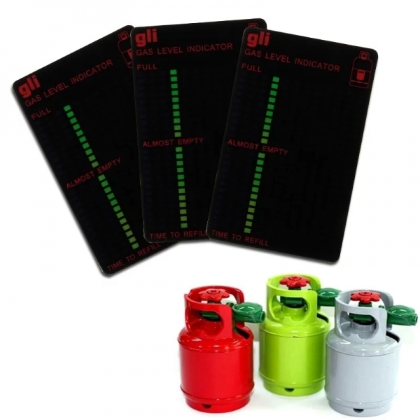 Индикатор за нивото на газта в бутилка