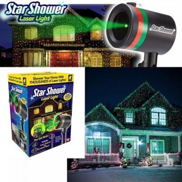 Лазерен прожектор за коледна украса 