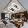 Модерен LED плафон с три цвята на светене 