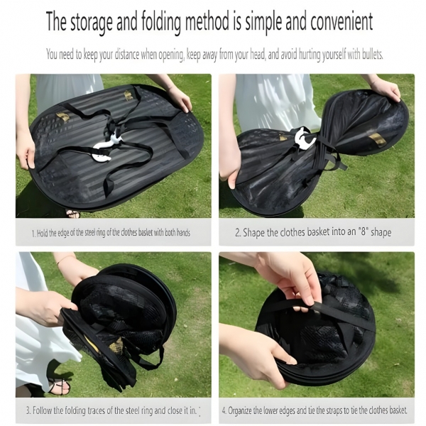 Сгъваема висяща сушилня с 3 нива за гъби, плодове и др.