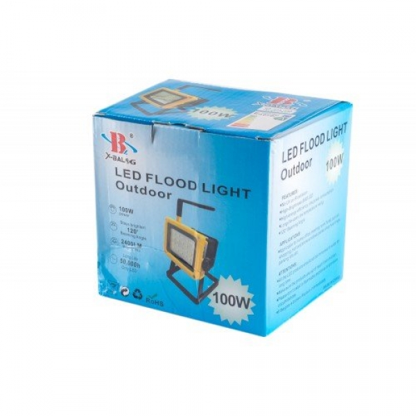 Преносим LED прожектор с акумулаторни батерии