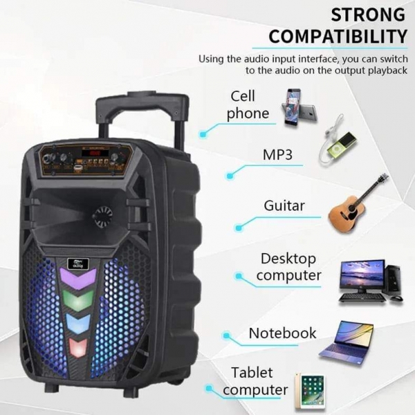 Tонколона 12″  с LED подсветка