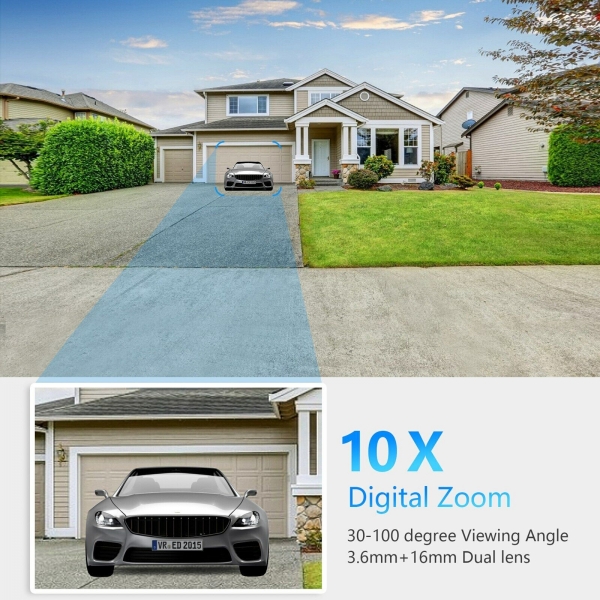 Външна Wi Fi камера с две лещи и оптичен зуум IP66