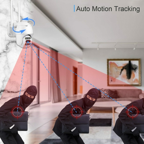 Външна Wi Fi камера с две лещи и оптичен зуум IP66