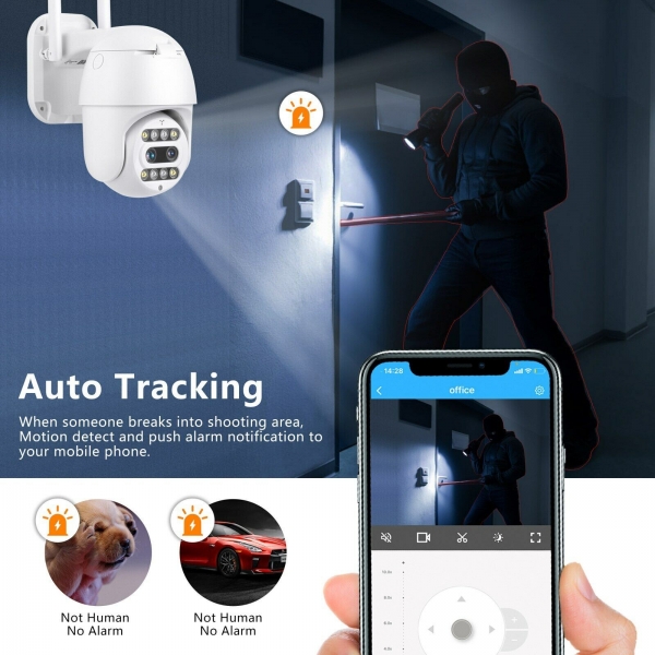 Външна Wi Fi камера с две лещи и оптичен зуум IP66