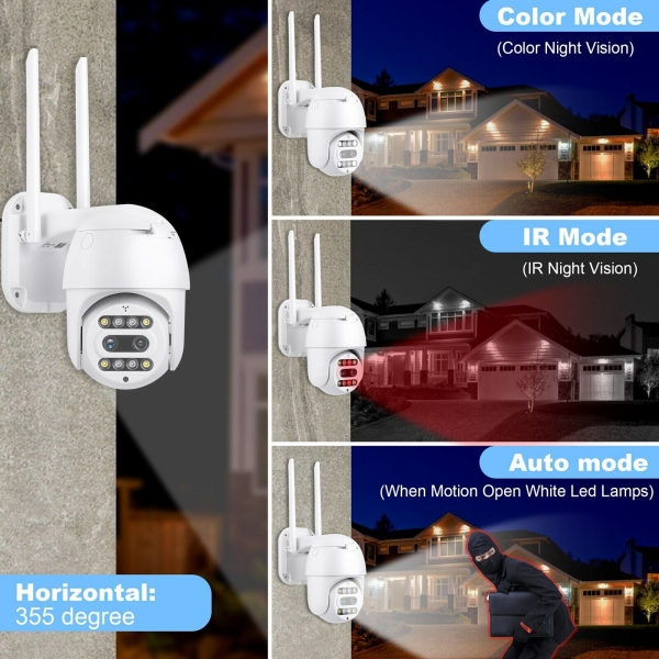 Външна Wi Fi камера с две лещи и оптичен зуум IP66