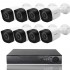 Видеонаблюдение с 8 HD камери и DVR, AHD, IR