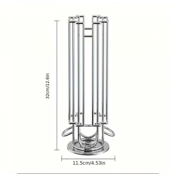 Поставка за капсули Dolce Gusto с въртящ се механизъм
