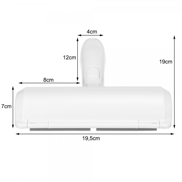 Четка за почистване на косми от домашни любимци 
