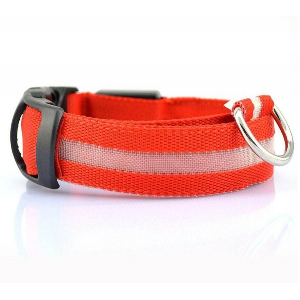 Светещ LED нашийник за куче