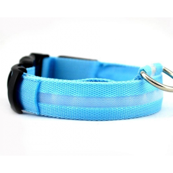Светещ LED нашийник за куче