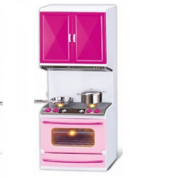 Обзавеждане за мини кухня.Фурна с абсорбатор и шкафове