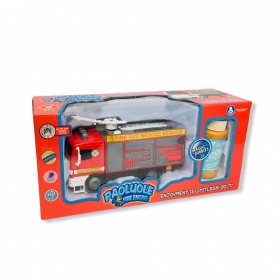 Пожарна със сапунени балони