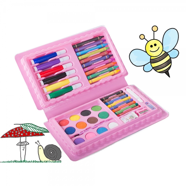 Комплект за рисуване и творчество в кутия 42 части!