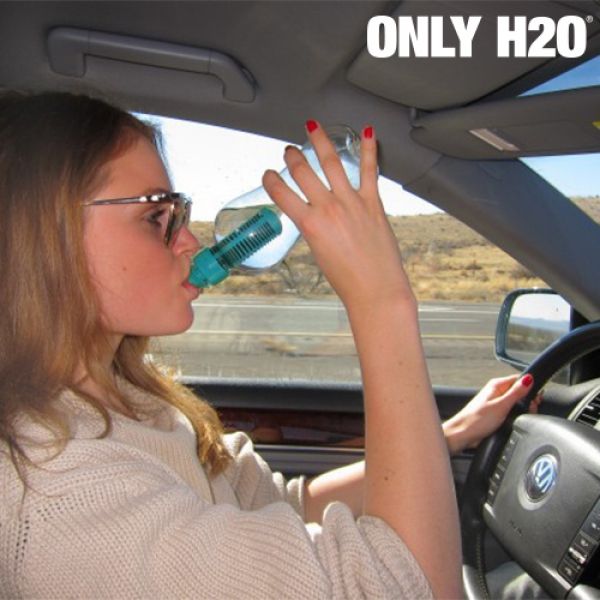 Бутилка с карбонов филтър за пречистване на вода