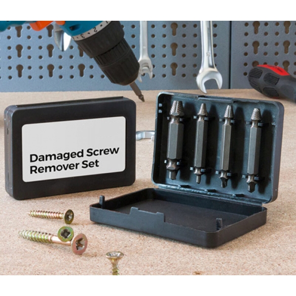 Комплект за отстраняване на пворедени винтове – комплект от 4 броя