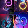 Ринг лампа със статив RGB 26 см. Ринг лампа със статив RGB 26 см.