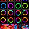 Ринг лампа със статив RGB 26 см. Ринг лампа със статив RGB 26 см.