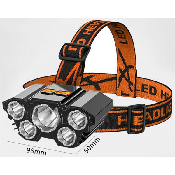 LED челник с 5 светодиода