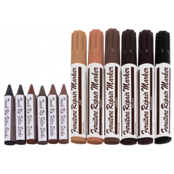 Маркери за поправка на драскотини по повърхности – 12 броя