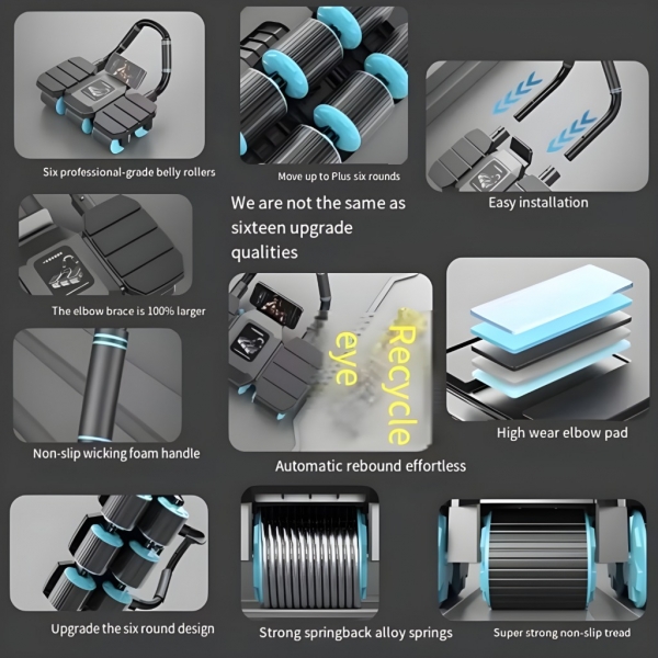 Ролер за корем с постелка 