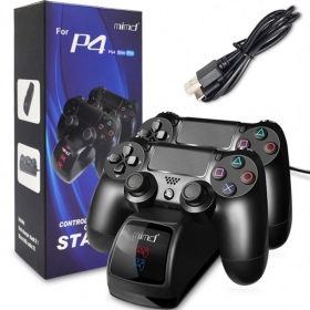 Стойка и зарядно за PS4 джойстици (dualshock)