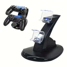 Стойка и зарядно за PS4 джойстици