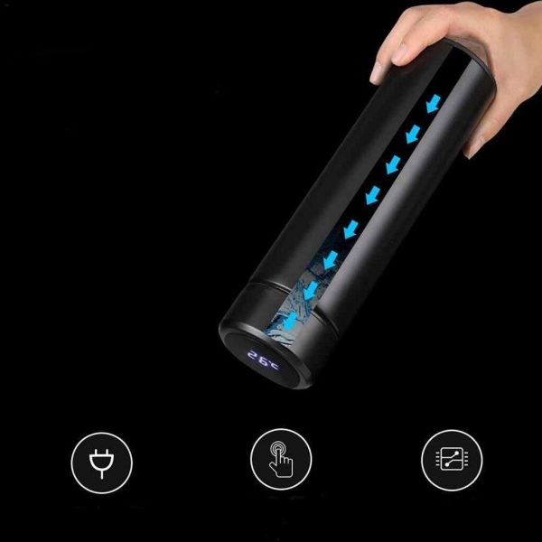 Термо чаша с LED дисплей 