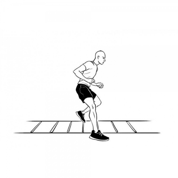 Тренировъчна стълба 6 метра, сгъваема