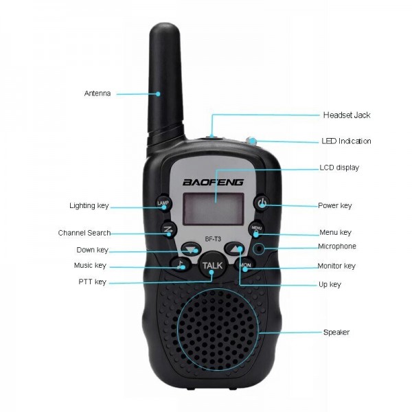 Уоки Токи Baofeng T3 – Комплект от 2 броя 