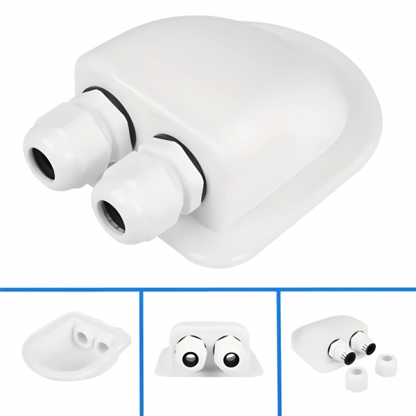 Водоустойчив двоен кабелен вход 