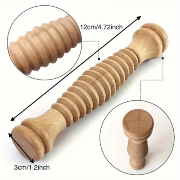 Дървен масажор за стъпала