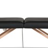 Двусекционна масажна кушетка ”Standard 2″ – черен цвят