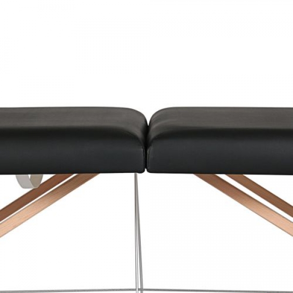 Двусекционна масажна кушетка ”Standard 2″ – черен цвят