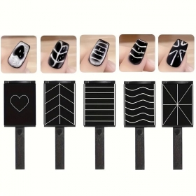 Комплект магнитни шаблони маникюр и педикюр