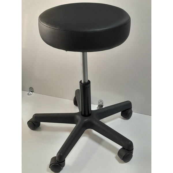 Рaботна козметична табуретка – черен цвят