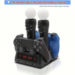 Зарядна станция за контролери и PS Move за PlayStation 4