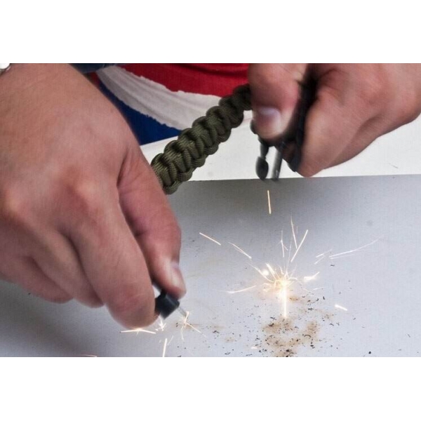 Паракорд гривна за оцеляване 5в1