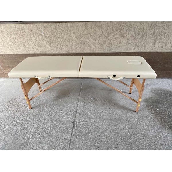 Масажна кушетка с 2 зони, дървена конструкция