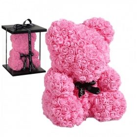 Мече от рози в кутия